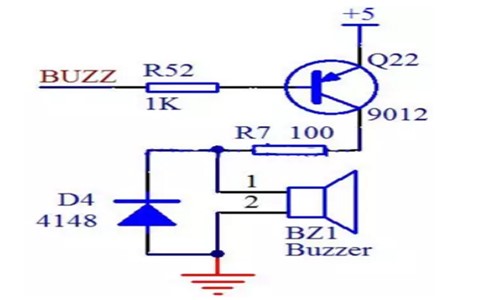 蜂鳴器電路原理圖